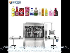 Máquina de enchimento automática de rastreamento de 2 cabeças